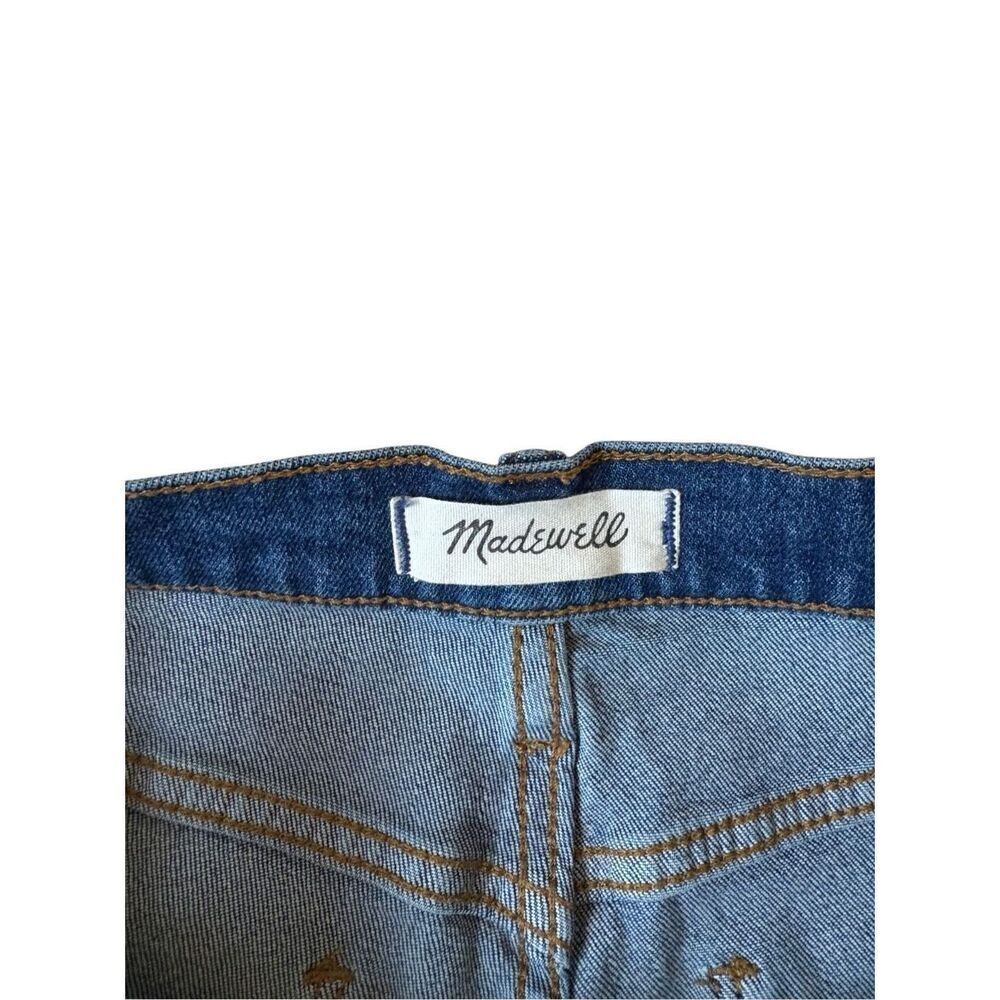 Madewell High Rise Denim Shorts 29 Cut Off Blue - Picture 3 of 9
